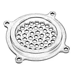 Custom CNC Machined Metal Perforated Filter Plate, Precision Drilled Strainer Component for Industrial Filtration Systems