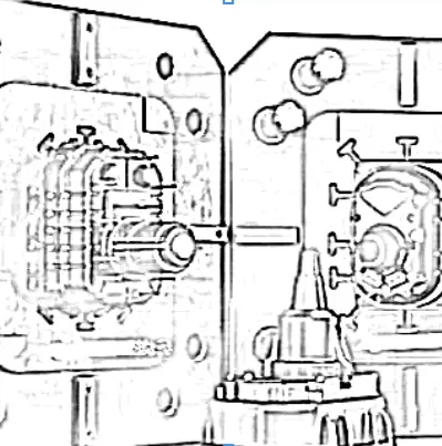 Custom CNC Machining Process Diagram, 5-Axis Milling of Complex Automotive Mold Components in Manufacturing