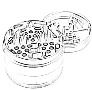 Custom CNC Machined Aluminum Herb Grinder Parts, Precision Metal Components for Tobacco Grinders