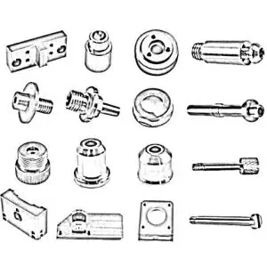 Custom Precision CNC Machined Metal Components, Turned & Milled Industrial Fasteners, Shafts & Connectors