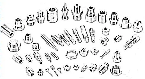 brass machined parts