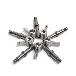 Custom Precision CNC Turned Stainless Steel Shaft Components, Industrial Machined Metal Pins & Connectors