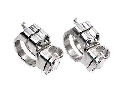 Custom CNC Machined Aluminum Clamp Brackets, Precision Machined Aluminum Alloy Components for Industrial Equipment