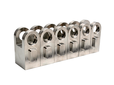 Custom CNC Machined Stainless Steel Clevis Bracket Parts, Precision Machined Industrial U-Shaped Connecting Components
