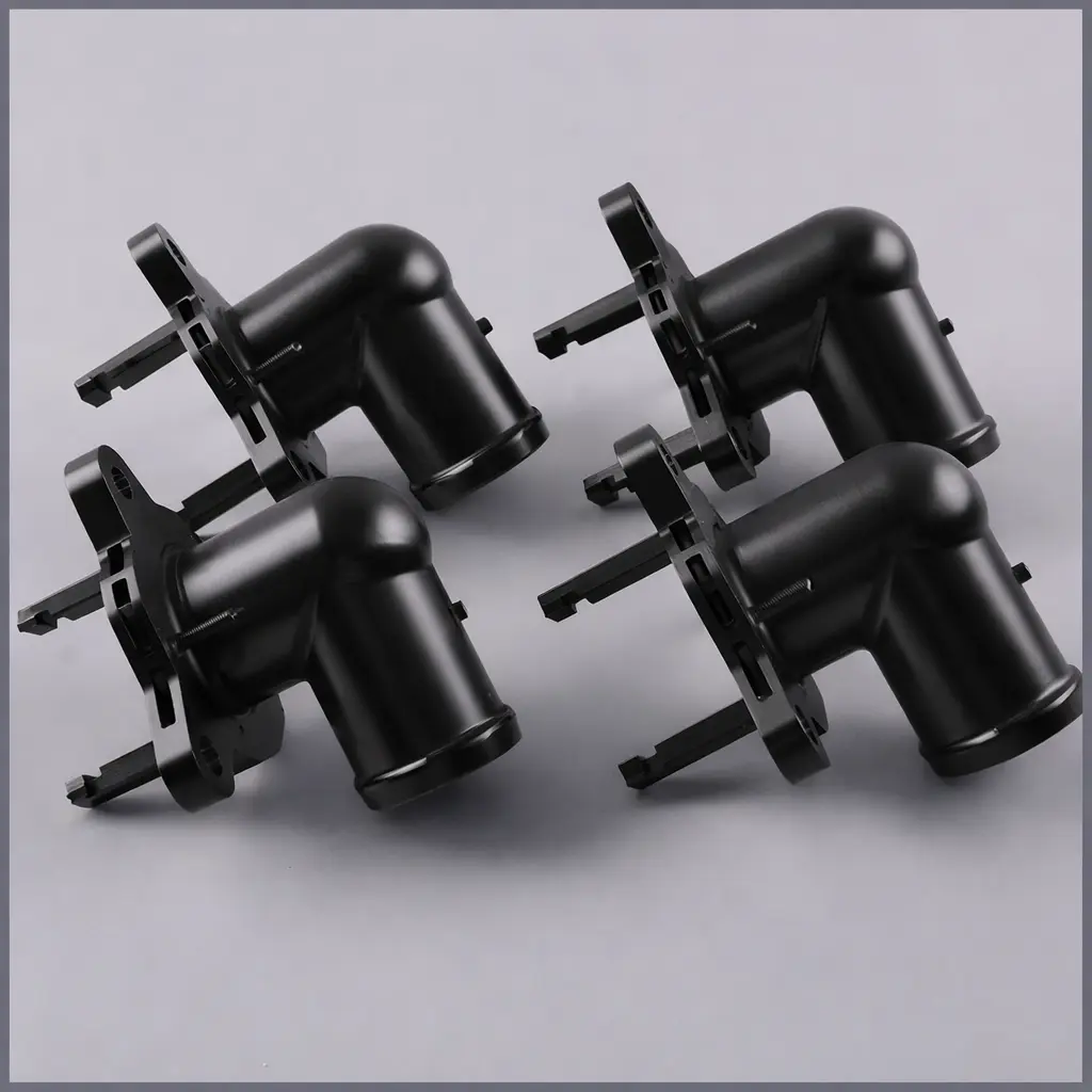 OEM black plastic injection molding pipe fittings and valve components for industrial, chemical and water treatment applications OEM black plastic injection molding pipe fittings and valve components for industrial, chemical and water treatment applications