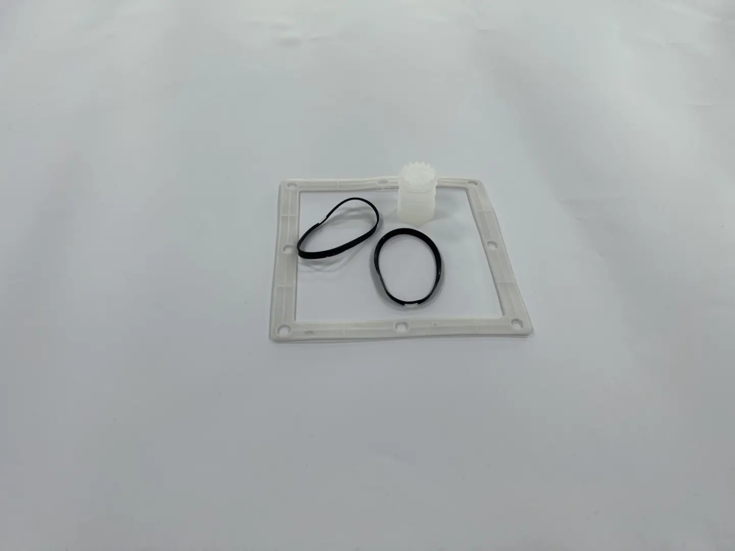 Custom molded PTFE gasket and rubber O-ring seal kit, industrial sealing components for equipment