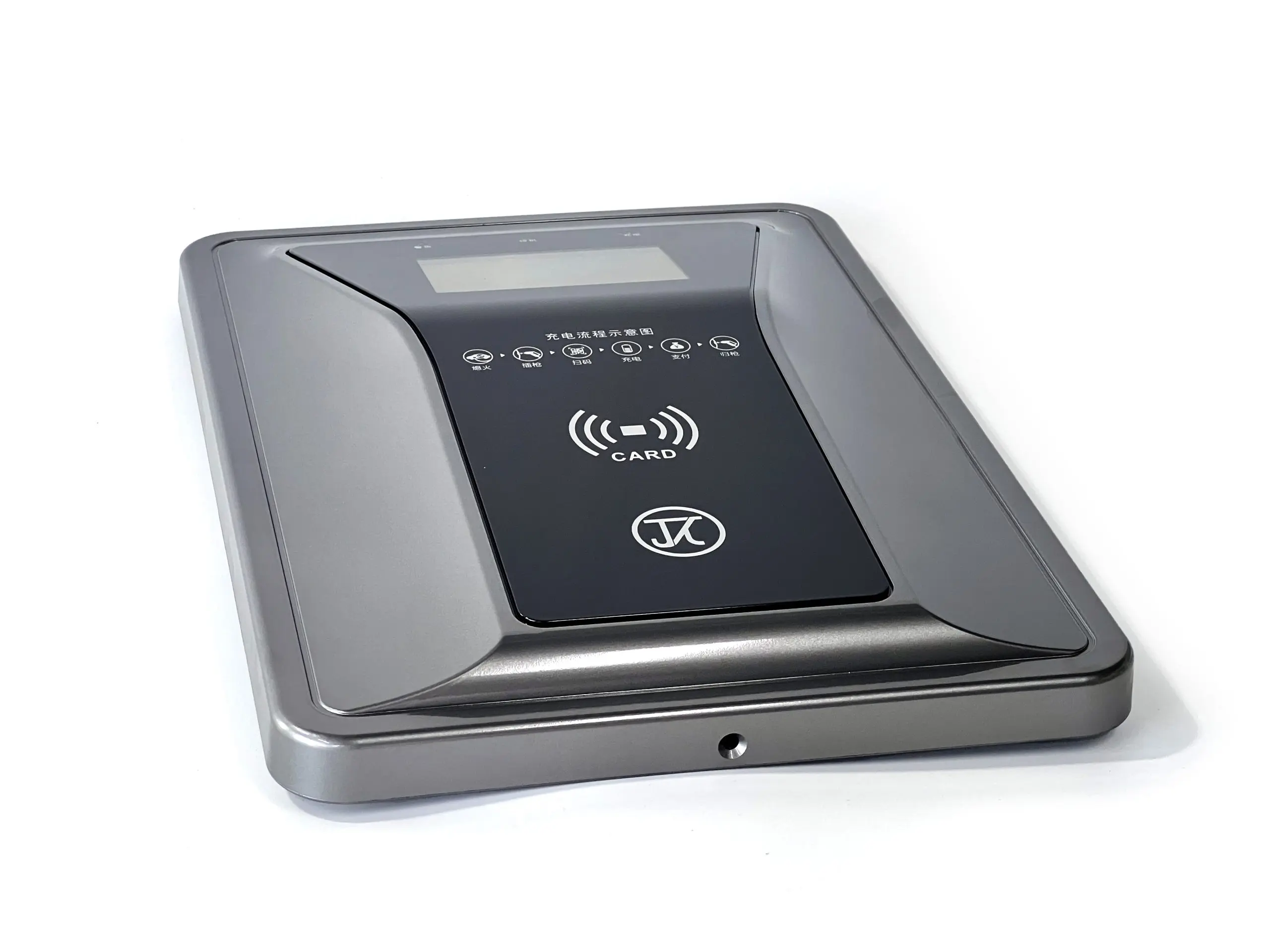 RFID Smart Card Reader Access Control Terminal with Contactless IC Card Support, Industrial Metal Housing for Office Building Security System