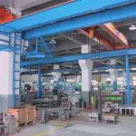 Injection Mold Manufacturing Workshop, Industrial Factory Floor with Precision Machining Equipment