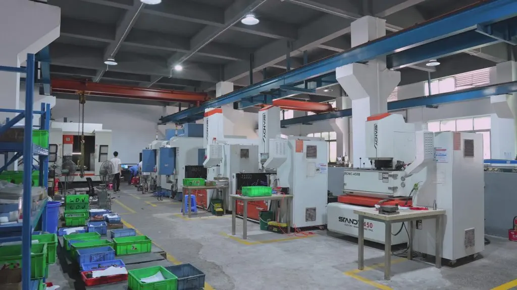 CNC and EDM Machining Workshop, Precision Equipment for Injection Mold Manufacturing