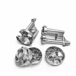 Custom CNC machined aluminum housing parts with complex internal structure for automotive and industrial equipment