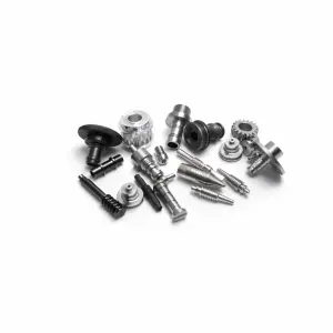 High-quality custom CNC machined parts, precision metal components including gears, shafts, fasteners, and fittings for industrial applications