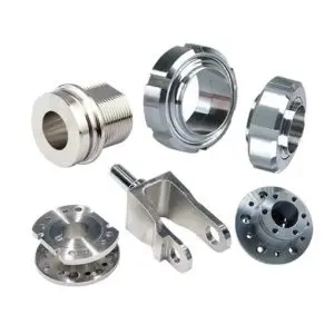 High Precision CNC Turned & Milled Stainless Steel Flanges, Brackets & Connectors, Custom Machined Parts for Aerospace & Automotive