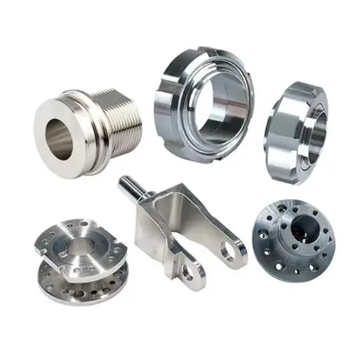 High Precision CNC Turned & Milled Stainless Steel Flanges, Brackets & Connectors, Custom Machined Parts for Aerospace & Automotive