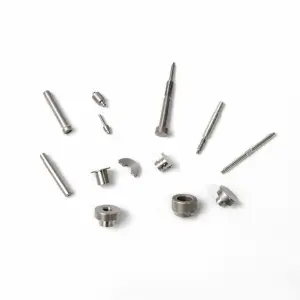 Custom precision CNC machined titanium alloy pins, shafts, and components for medical, aerospace, and industrial applications