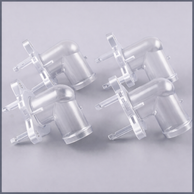 Custom clear plastic molded parts, precision manufacturing for automotive applications, high-quality transparent plastic components for industrial use
